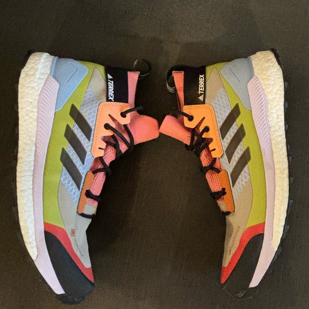 Adidas TERREX FREE HIKER NOTHING LEFT BEHIND GORE-TEX SHOES 10.5 Used Excellent